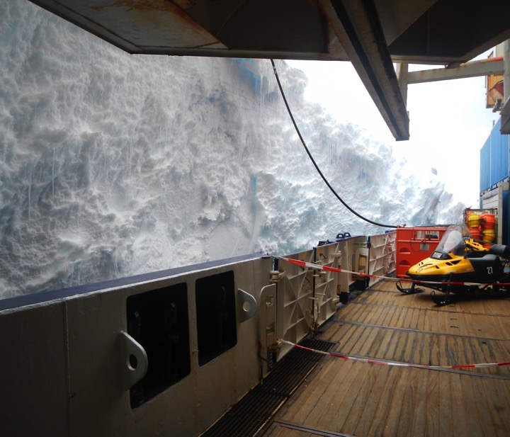Aboard the R/V Polarstern Photo Credit: Hannah Zanowski